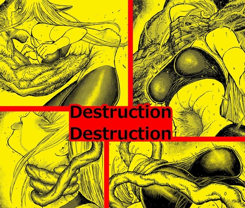 RJ01313829 img main - Destruction Destruction ヒロイン首絞め完全敗北【Blue Percussion(ブルー・パーカッション)】