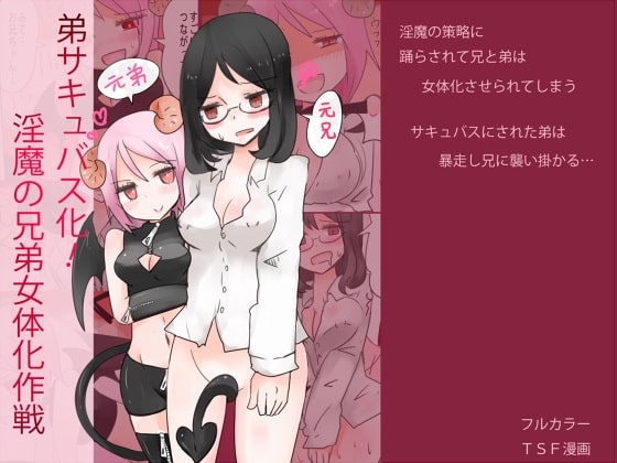 RJ170990 img main - 弟サキュバス化!淫魔の兄弟女体化作戦2