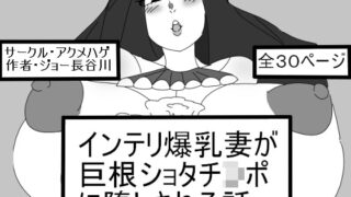 RJ238058 img main 320x180 - インテリ爆乳妻が巨根ショタチ○ポに堕とされる話