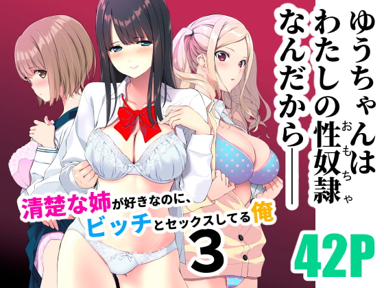 RJ408438 img main - 清楚な姉が好きなのに、ビッチとセックスしてる俺3